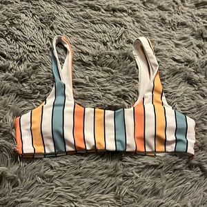 Striped Bikini Top
